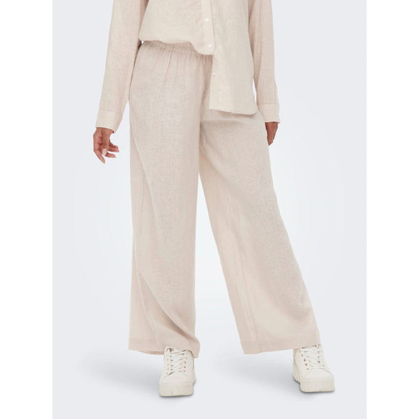 ONLY  ONLBRUXELLES High Wasted Linen Blend Pant