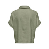 ONLY ONLCARO Shirt In Grey / Tea