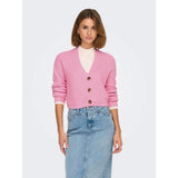 ONLY Onlcarol Cardigan In Prism Pink