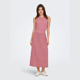 ONLY ONLCELLE Smoke Midi Dress In Barbados Cherry