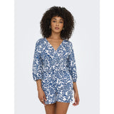 ONLY ONLCHANEE 34 SMOCK EMB In Cloud Dancer