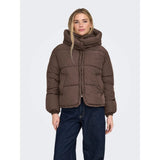 ONLY Onlcornelia Puffer Jacket In Brown