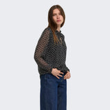 ONLY ONLDITSY Blouse In Black Dots
