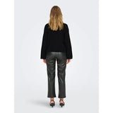 ONLY ONLDONNA BOW Knitted Pullover In Black