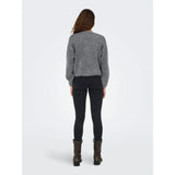 ONLY ONLDONNA BOW Knitted Pullover In Grey