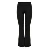 ONLY ONLFEVER Regular Fit Wide leg trousers In Black
