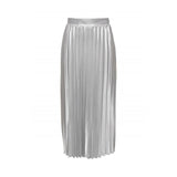 ONLY Onlhailey Pleated Skirt in Silver Metallic