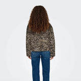 ONLY ONLHALLIE Quilted jacket in Grey/ Sandshell