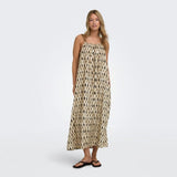 ONLY ONLINES Long Dress In Brown Rice