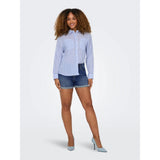 ONLY ONLJOSEPHINESTRETCH High waist Regular Fit Denim shorts In Blue