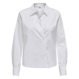 ONLY ONLKAIA LIFE LS Wrap Shirt In Bright White