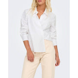 ONLY ONLKAIA LIFE LS Wrap Shirt In Bright White