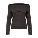 ONLY ONLKATIA Knitted Pullover In Chocolate Torte