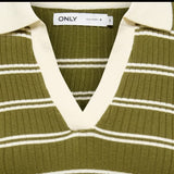 ONLY ONLKAYA Knitted Pullover In Baby's Breath