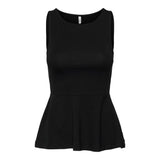 ONLY ONLKISS Peplum Top In Black