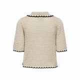 ONLY ONLLUCIE Knitted cardigan in Ecru