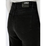 ONLY ONLMADISON High waist Wide Leg Fit Jeans In Black