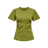 ONLY ONLMARIE Ruching Top In Green