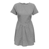 ONLY ONLMARINNA Selene V Waist Dress In Black Checks