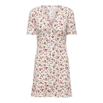 ONLY ONLMOLLY V-Neck Dress In Rosy Pose
