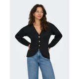 ONLY ONLNAOMI Sweat Cardigan In Black