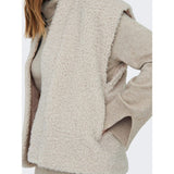 ONLY Onlnaya Teddy Gilet In Stone