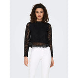 ONLY ONLNEW KARO Lace Top In Black