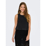 ONLY ONLNICA Modal Bubble Top In Black