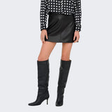 ONLY ONLNIELLA Faux Short Skirt In Black