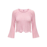 ONLY Onlnola Life 3/4 Pullover Knit In Pink