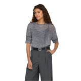 ONLY ONLNORA Knitted pullover In Silver