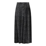 ONLY ONLNOVA Vis Button Skirt  In Black