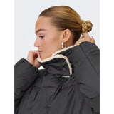 ONLY ONLOLIVE Puffer Jacket In Black / Birch