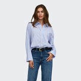 ONLY ONLOREGON ALVA Shirt In Dusty Blue