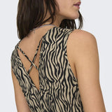 ONLY ONLSAFARI Jumpsuit In Bone White Tiger