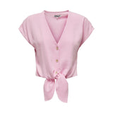 ONLY ONLSIESTA Knot Shirt In Pink