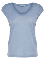 ONLY ONLSILVERY Top In Blue