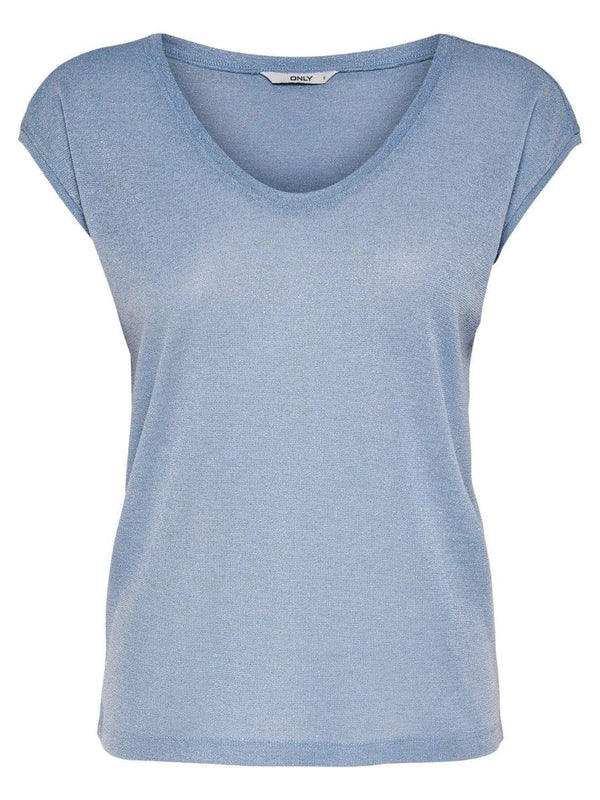 ONLY ONLSILVERY Top In Blue