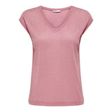 ONLY ONLSILVERY Top In Bonbon