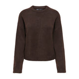 ONLY ONLSIMONI Knitted Pullover In Coffee Bean