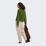 ONLY ONLSIMONI Knitted Pullover In Forest Night
