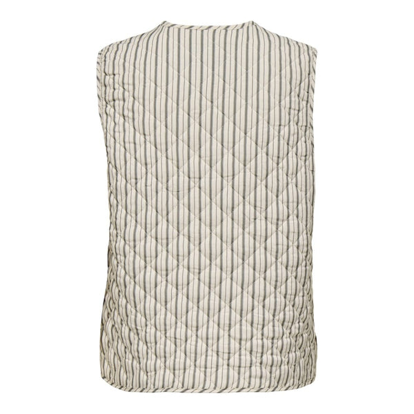 ONLY ONLSMILLA Quilted Stripe Waistcoat