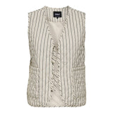 ONLY ONLSMILLA Quilted Stripe Waistcoat