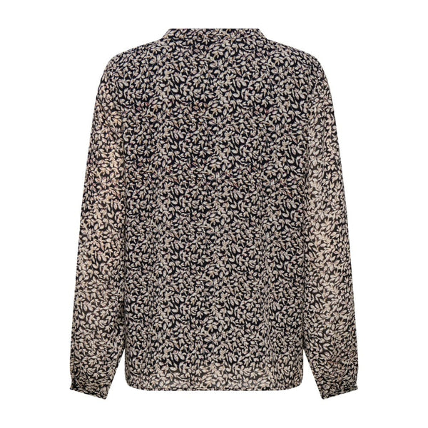 ONLY ONLSTAR V-neck top In Black multi