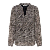 ONLY ONLSTAR V-neck top In Black multi