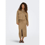 ONLY ONLSTINA Jacket In Cocoa Créme