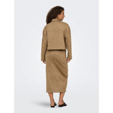 ONLY ONLSTINA Jacket In Cocoa Créme