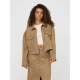 ONLY ONLSTINA Jacket In Cocoa Créme