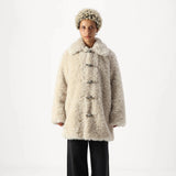 ONLY Onlviki Duffle Coat - Classic Coat - Pumice Stone