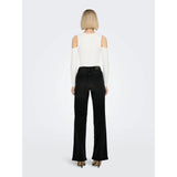 ONLY ONLY High waist Wide Leg Fit Jeans In Black